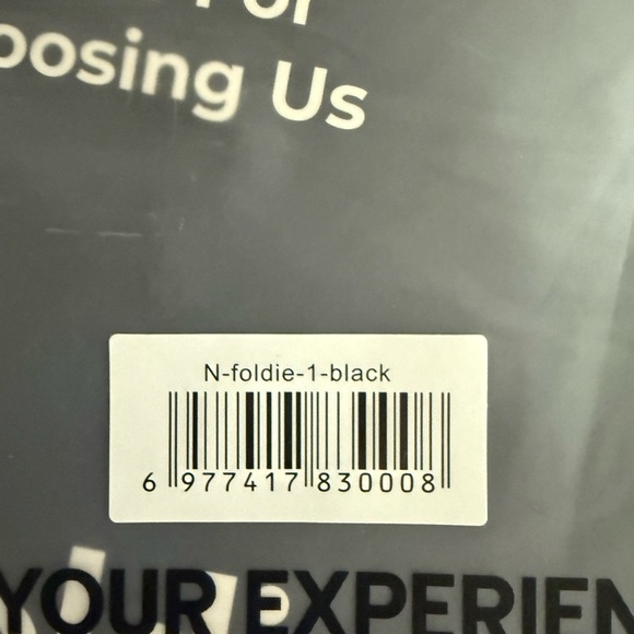 Black FoldieTravel Bag - Picture 6 of 6